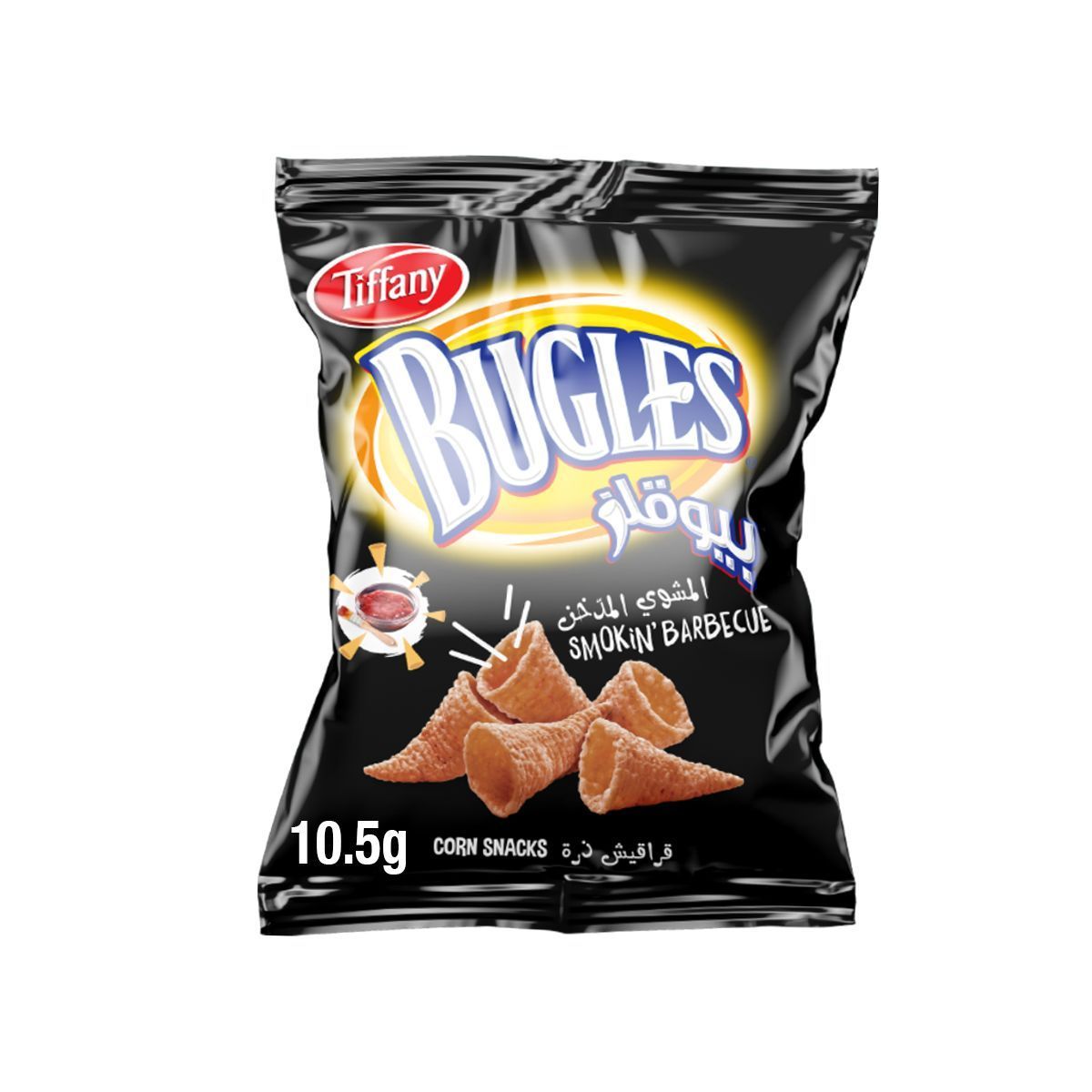 Tiffany Bugles BBQ Snacks, 10.5g