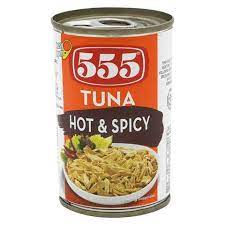 555 Hot Tuna Hot & Spicy 155g