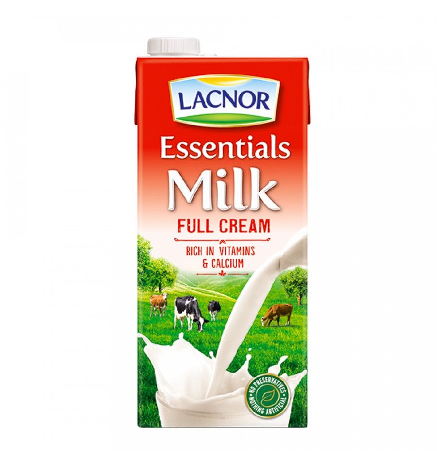 Lacnor Milk Full Cream, 1L