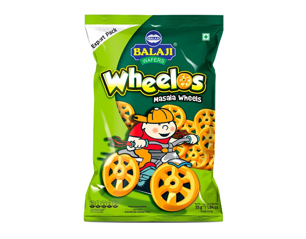 Balaji Wheelos Masala Wheels, India, 55g