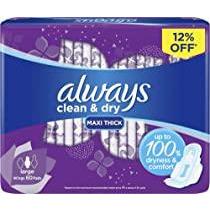 Always claen dry maxi -30 pads