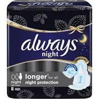 Always night maxi -8 pads