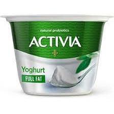 Activia stirred yoghurt full fat plain