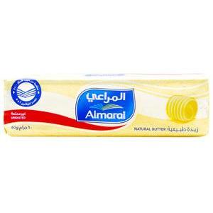 Almarai natural butter unsalted 100g