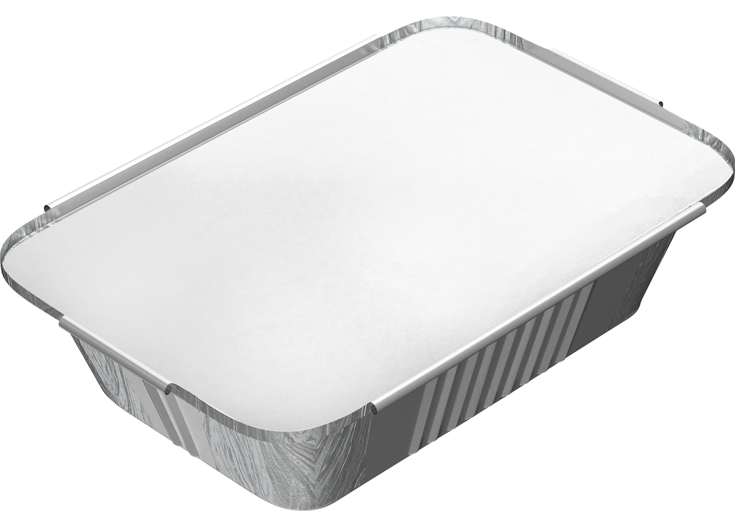 Cosmoplast 890 CC PACK OF 25 ALUMINIUM CONTAINERS WITH LIDS