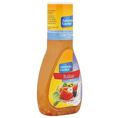 American garden lite italian dressing - 267 ml