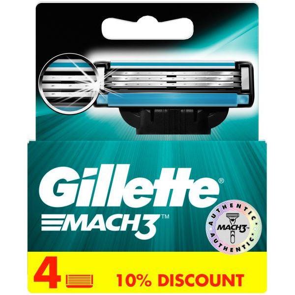 Gillette mach3 4 blade