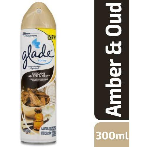 Glade air freshner elegant amber &oud 300 ml