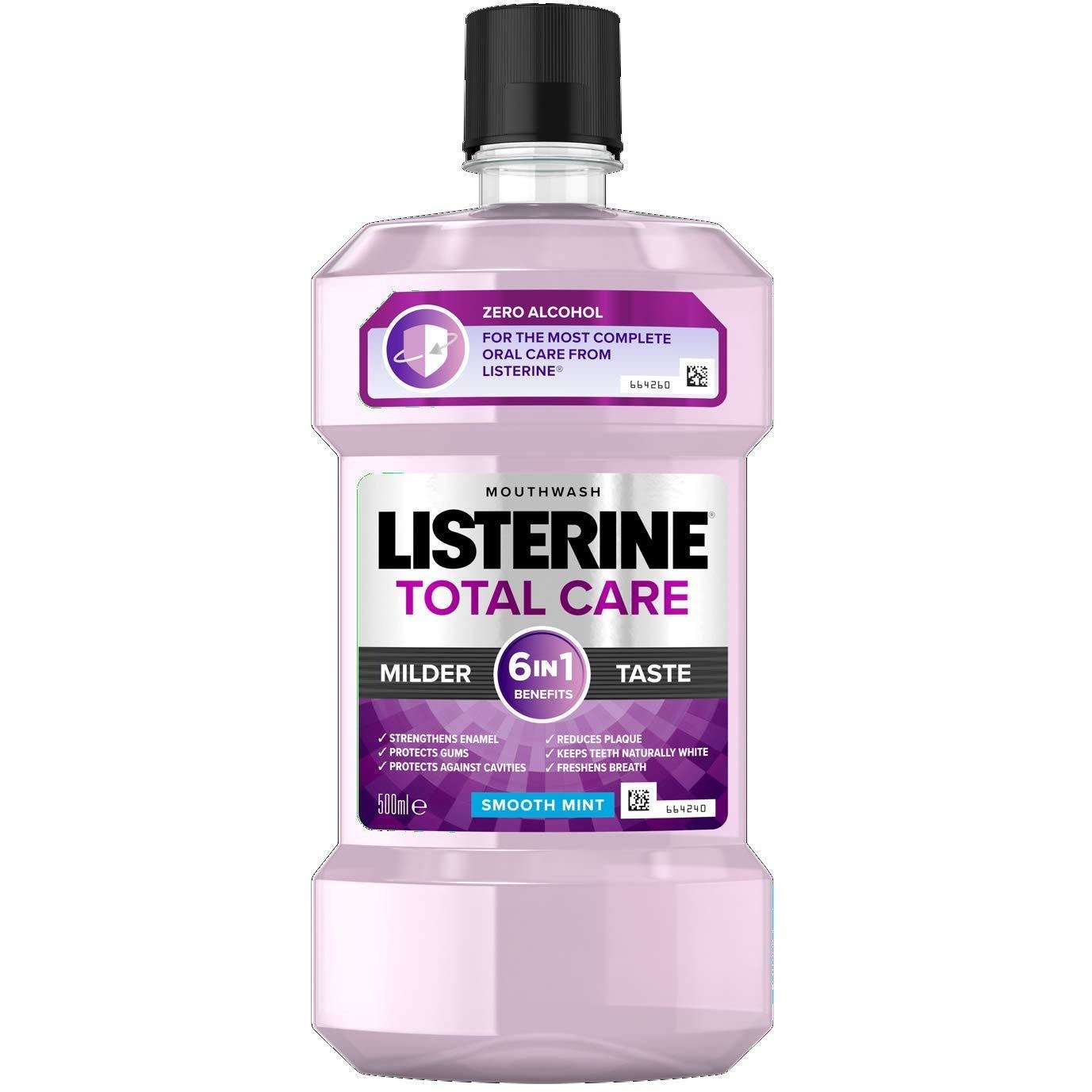 Listerine total care zero mouth smooth mint wash 500 ml