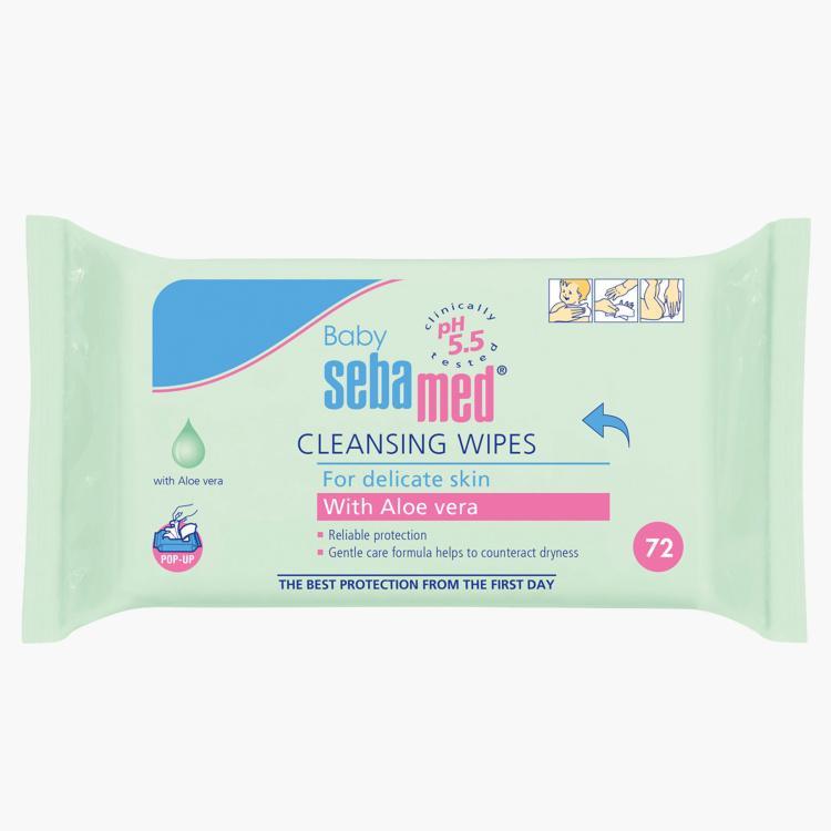 Sebamed cleansing wipes 72x4