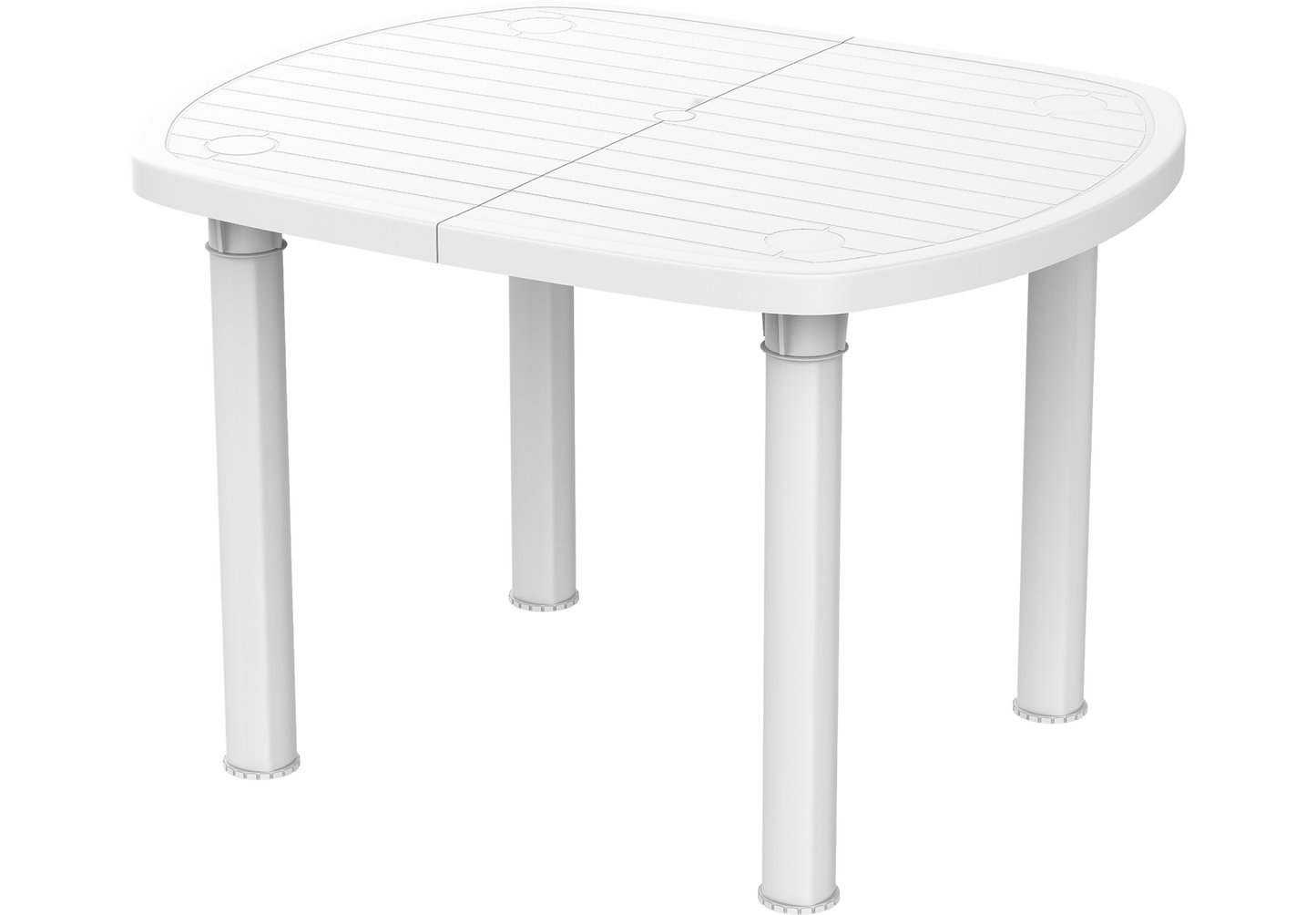 Cosmoplast SQUARE GARDEN TABLE 100 CM