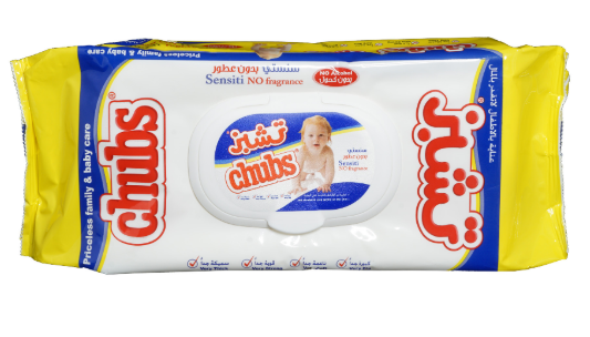 Chubs Sensitive Baby Wipes, 40 Pieces