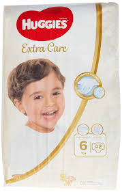 Huggies Extra Care, Size 6, 15+ kg, Super Mega Pack, 126 Diapers