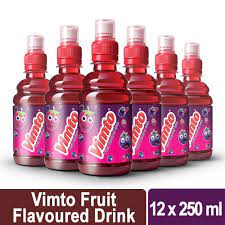 Vimto Strawberry Flavor Juice - 250 ml -24 Pcs