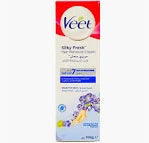 Veet Soothing Aloe Vera and Violet Blossom Fragrance Hair Removal Cream, 100g