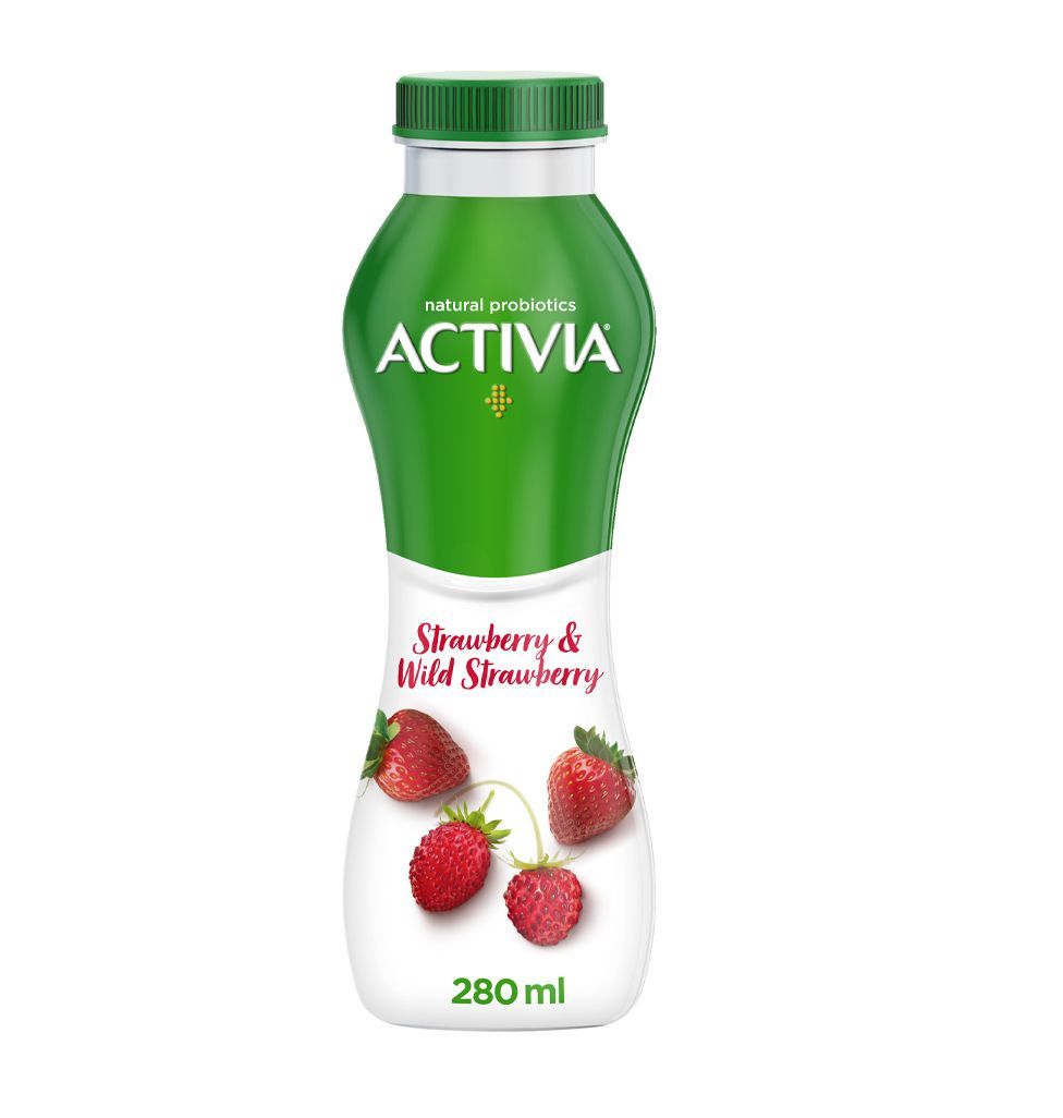 Activia Wild Strawberry Yoghurt Drink, 280ml