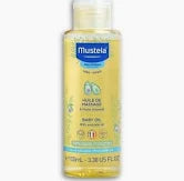 Mustela Baby Oil - Moisturizing Oil for Massage - with Natural Avocado fortified with Vitamin B5 - Biodegradable Formula & Tear-Free