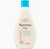 Aveeno Baby, Daily Care Hair & Body Wash, gently cleanses and nourishes from head to toe, gently fragranced, ideal for newborns, 250ml.