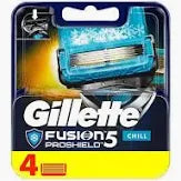 Gillette ProShield5 Chill Blade refills , 4 Count