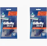 Gillette Blue Shaver 2 Plus Bag 10 + 2