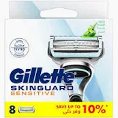 Gillette Skinguard Sensitive Blade Refills X8