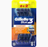 Gillette Blue3 Disposable Men's Razors x6