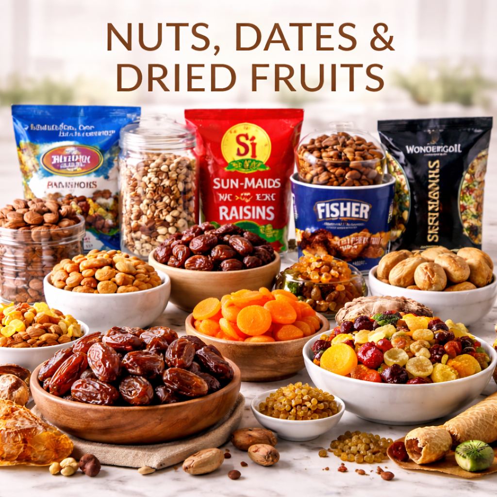 Nuts Dates & Dried Fruits