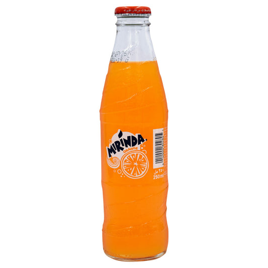 Mirinda Orange Soft Drink Glass Bottle, 250ml
