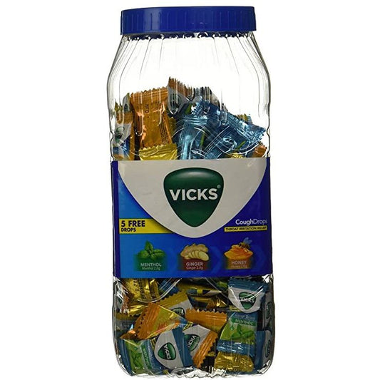 Vicks Cough Drops Menthol, Ginger And Honey 195 pcs