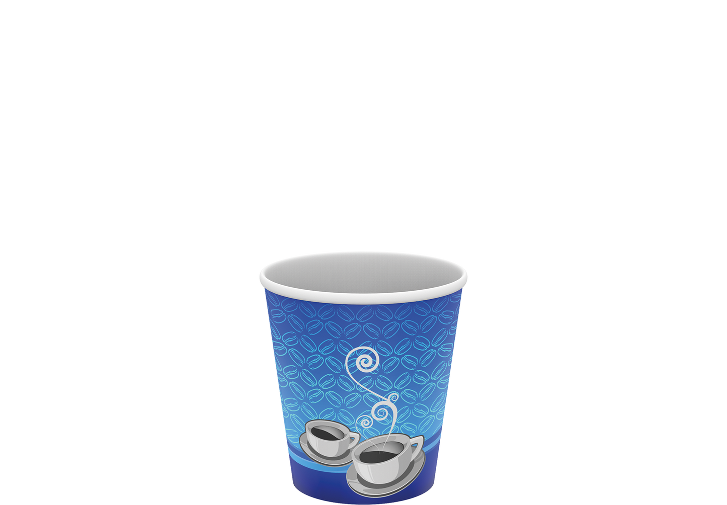 Cosmoplast 4 OZ PRINTED PAPER COFFEE CUPS PACK OF 50