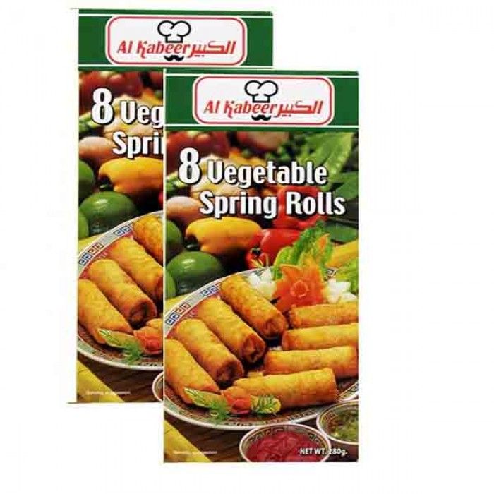 Al Kabeer Vegetable Spring Roll, 2pX280g