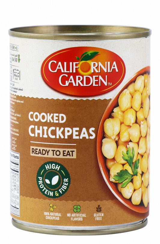California Garden Cooked Chickpeas, 240g