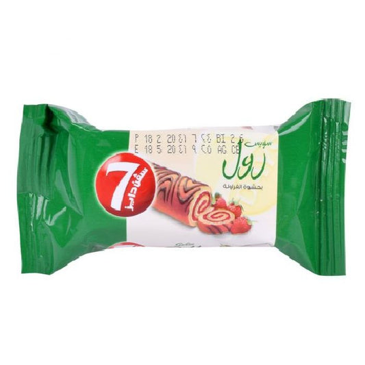 7Days Strawberry Mini Swiss Roll, 20g
