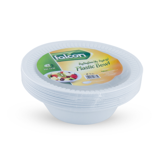 Falcon Plastic Bowl M13, 12oz (1 Pack x 25 Pieces)