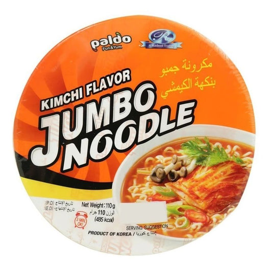 Paldo Instant Jumbo Noodle in Bowl Kimchi Flavour 110 g