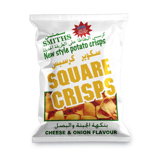 Smiths Square Crisps Cheese & Onion 25g