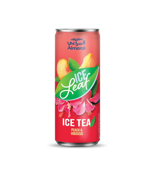 Almarai Ice Leaf Peach & Hibiscus Ice Tea, 240ml