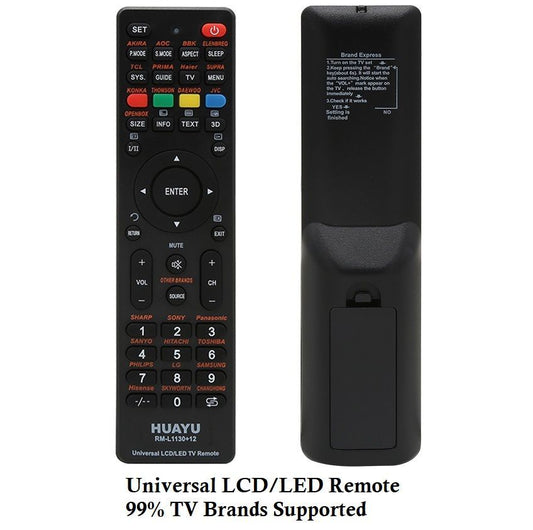 Huayu Universal Tv Remote Control Rm-L1130+12
