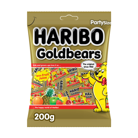 Haribo Goldbears Fruit Flavour Jelly Candy 200 g