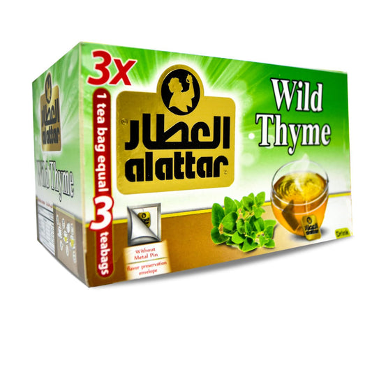 Al Attar Wild Thyme Herbal Tea Bags, 20 Bags