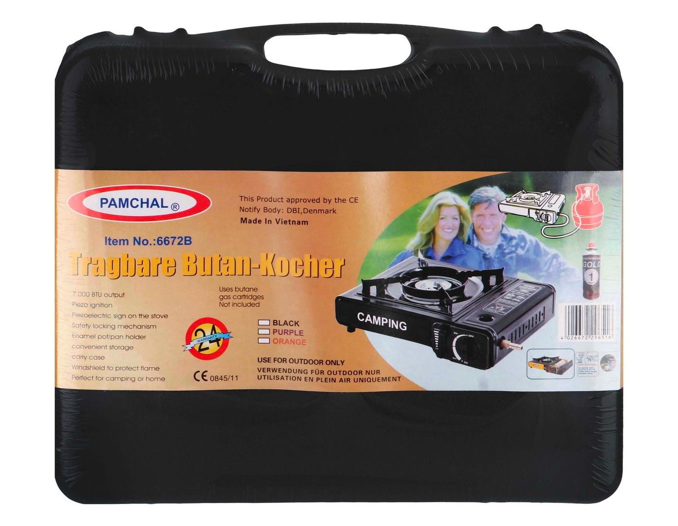 Pamchal Camping Stove - Black