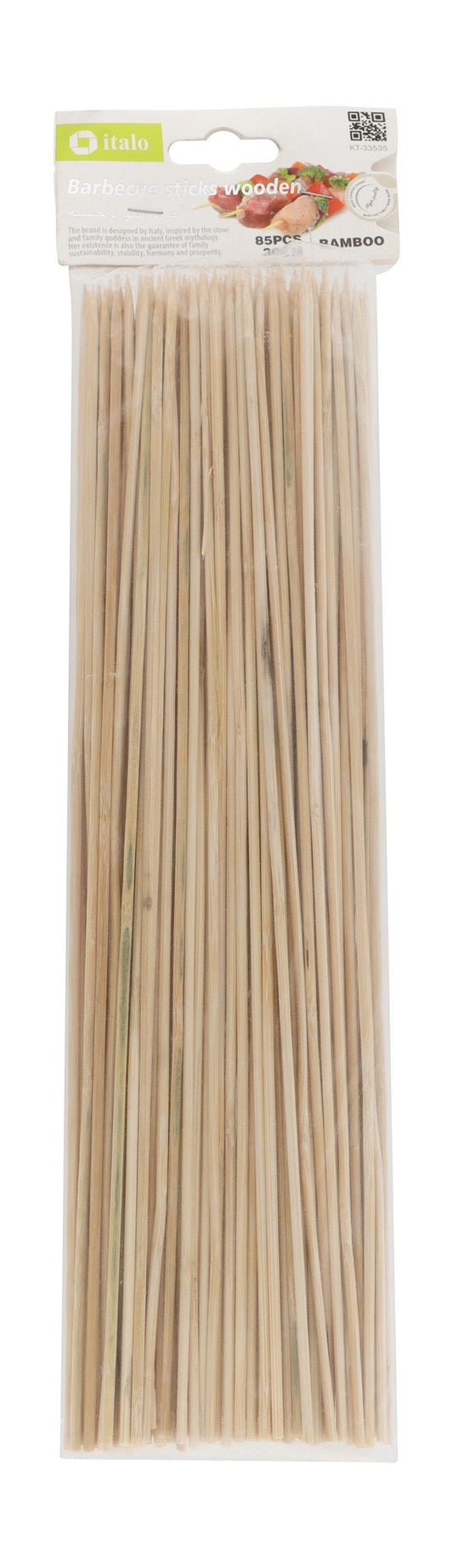 Italo Wooden Bbq Sticks Pack, 33535