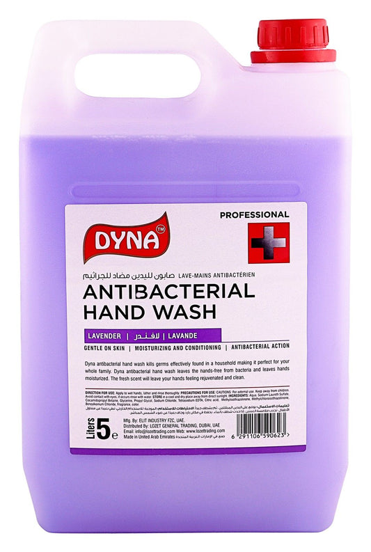 Dyna Professional+ Antibacterial Hand Wash Lavender, 5L