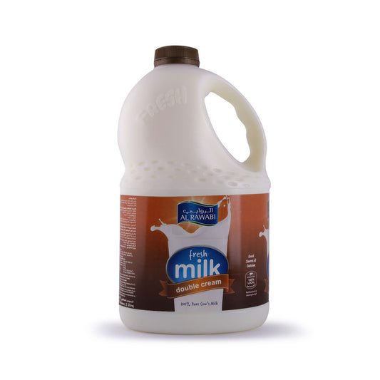 Al Rawabi Double Cream Milk, 2L
