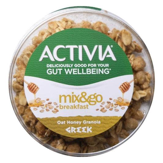 Activia Mix & Go Yogurt Honey Oat Cereal, 170g