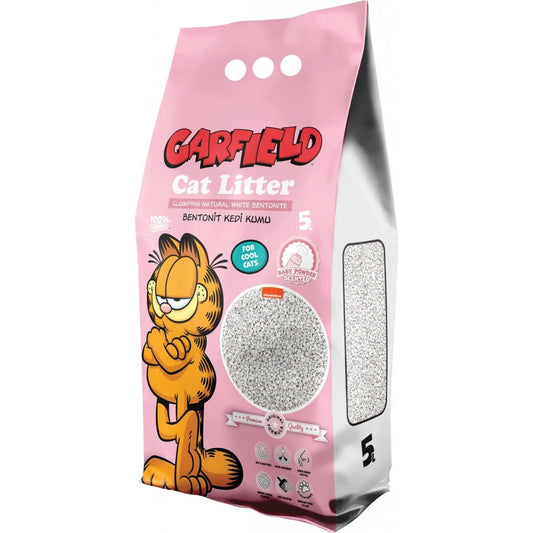 garfield bentonite baby powder cat litter 5l
