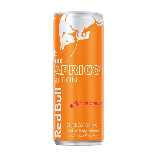 Red Bull Amber Apricot & Strawberry Energy Drink, 250ml