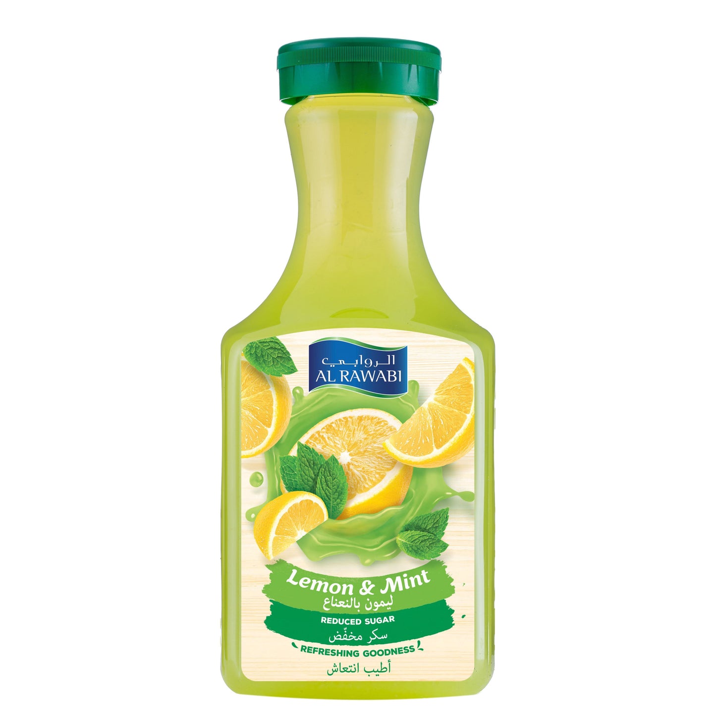 Al Rawabi Lemon & Mint Reduced Sugar Juice, 1.5L