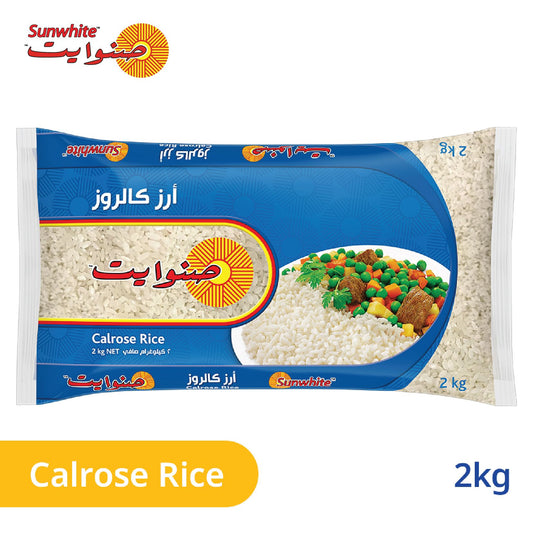 Sunwhite Calrose White Rice, 2kg