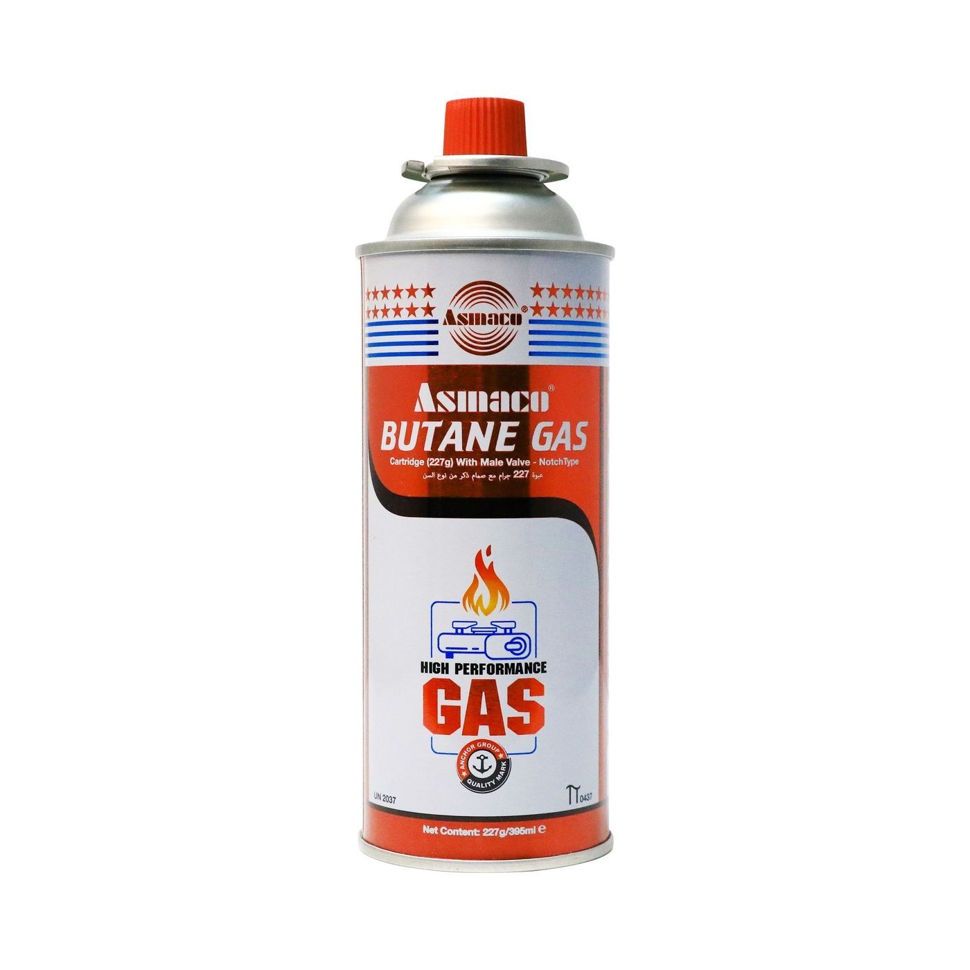 Asmaco Butane Gas Cartridge, 227g